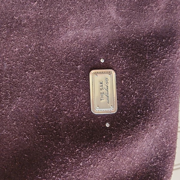 EUC The Sak purse bag dark brown double strapped leather - Picture 2 of 11